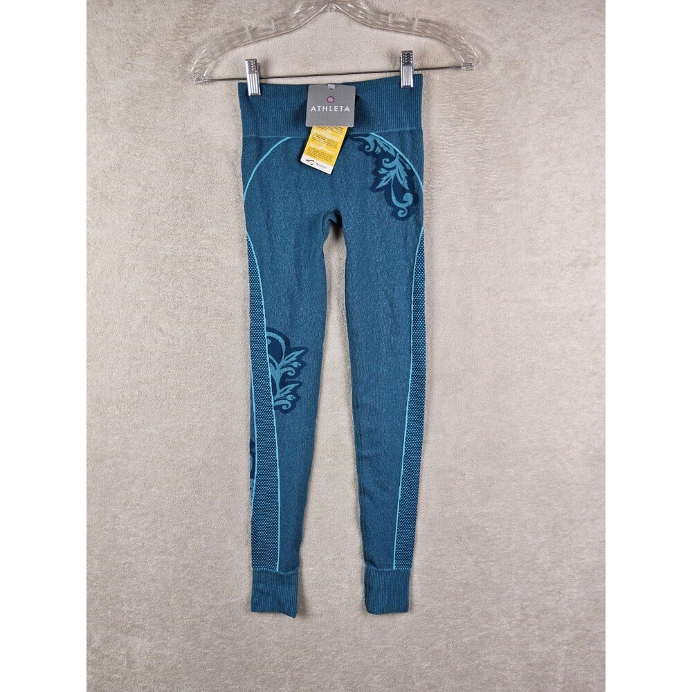 Athleta Women's Twist Tight Seamless Athletic Printed Pants Size XS